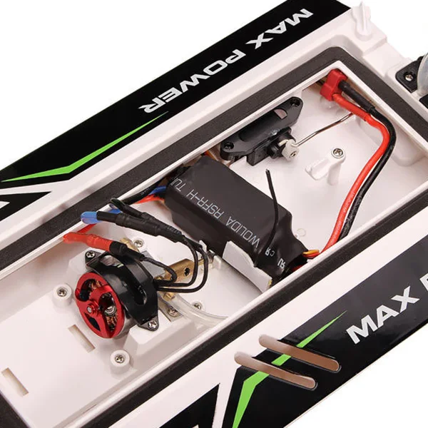 45км/ч WLtoys WL915 RC лодки 2,4G бесщеточная, высокая скорость RC гребля на открытом воздухе игрушка 4-Каналы дистанционного Управление 11,1 V 1200 мА/ч, Shipboat