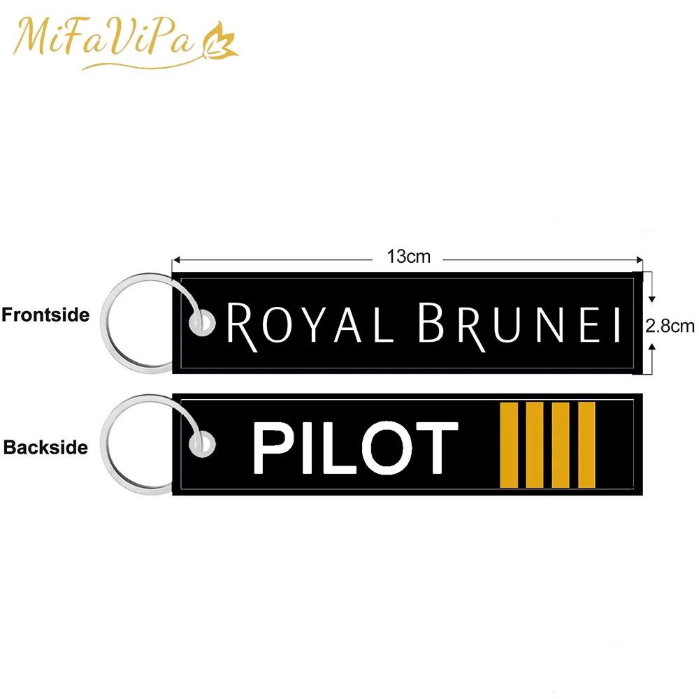 pilot keychain royal brunei