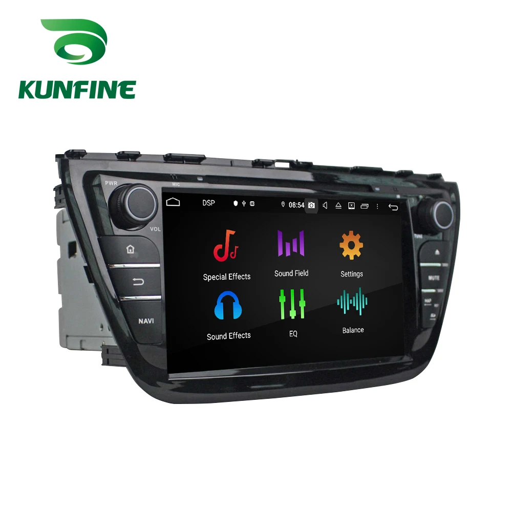 Discount Android 9.0 Octa Core 4GB RAM 64GB ROM Car DVD GPS Navigation Multimedia Player Car Stereo for Suzuki SX4 / S Cross 2014 2015 6