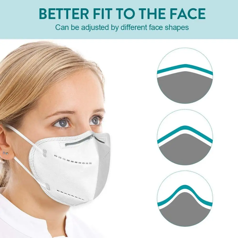

In Stock KN95 CE Certification Face Mask PM2.5 Anti-fog Strong Protective Mouth Masks FFP3 Respirator Reusable Free Shipping