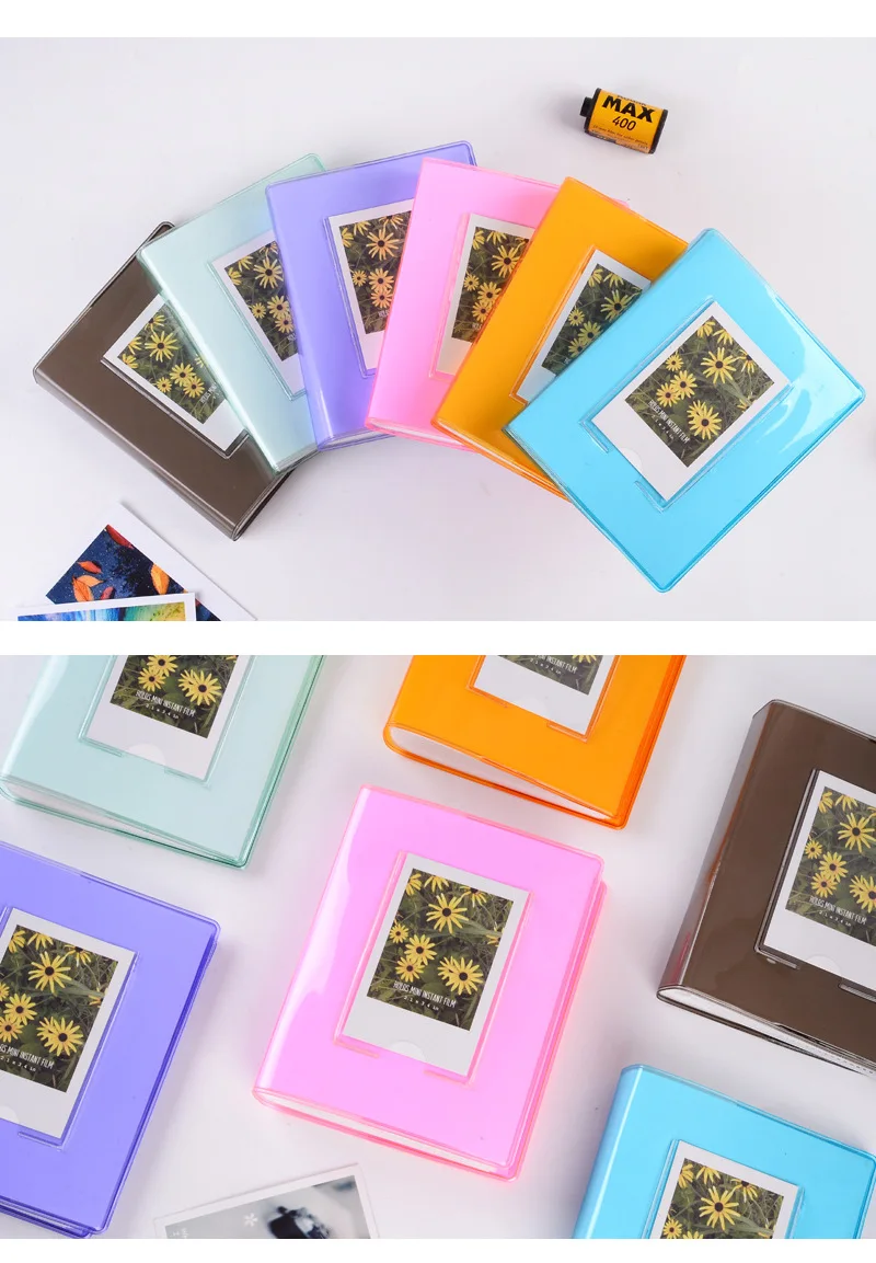 64 кармана 3 дюймов ретро фото бумага книга альбом для Fujifilm Instax фильмы альбом Instax Mini 9 8 7s 90 70 25 имя держатель для карт