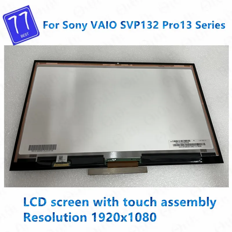 13.3&quot original LCD Touch Screen Digitizer Assembly FOR Sony VAIO SVP13 Pro13 SVP132 SVP132A VVX13F009G001 FHD 1920*1080 Display |