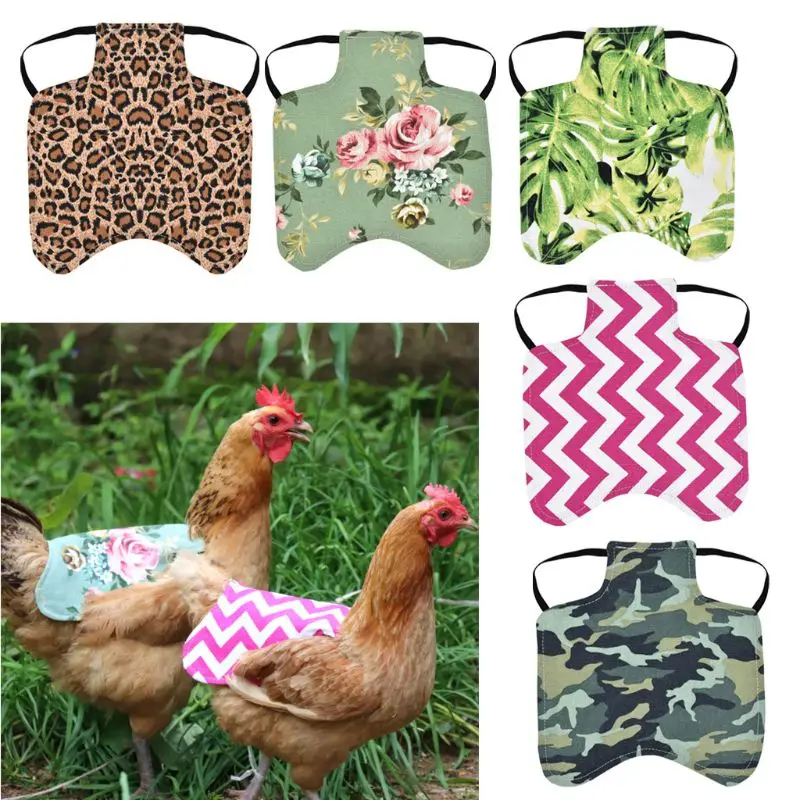 Adjustable Pet Clothes Hen Apron Poultry Hen Saddle Apron Feather Protection Holder Chicken Protector Hen Dress