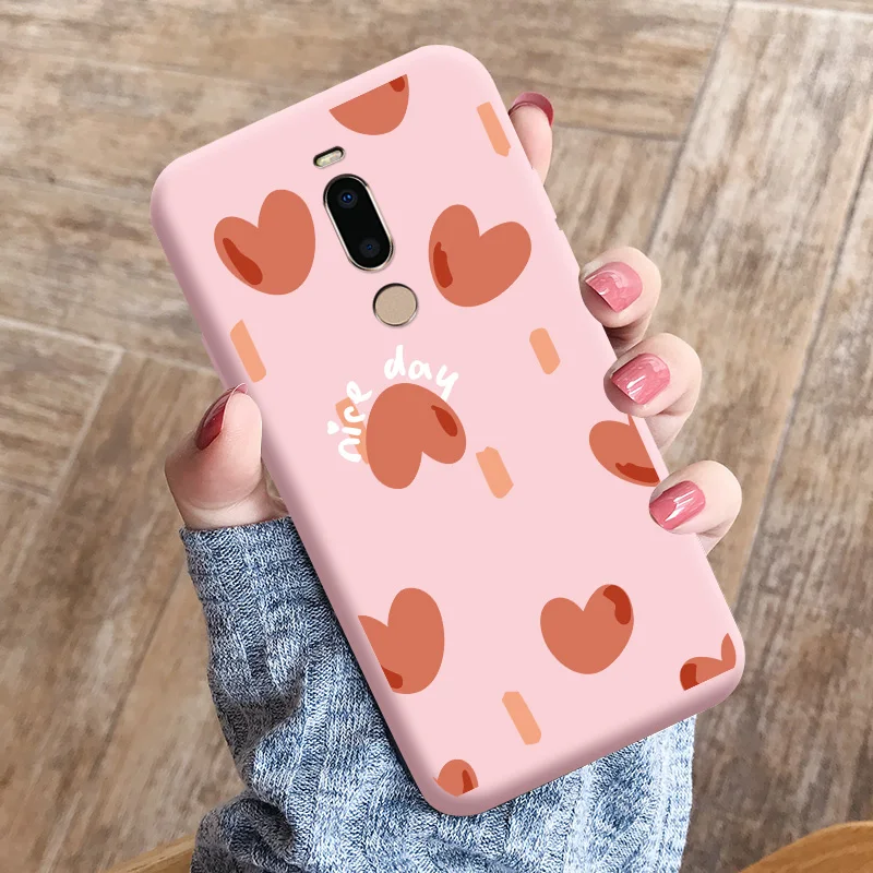 Love Shape TPU Soft Shell For Meizu V8 Prime Case Matte Silicone Fundas For Meizu M8 Case Cute Cartoon Phone Cover For M8 Lite 