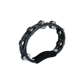 

Tmt1bk traditional tambourine, 2 rows of bells, black, Meinl