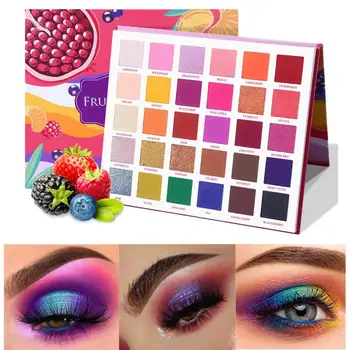 

30 Color Fruit Pie Filling Matte Eyeshadow Palette Long Lasting Waterproof Easy To Wear Eyeshadow Suitable For Novice TSLM2