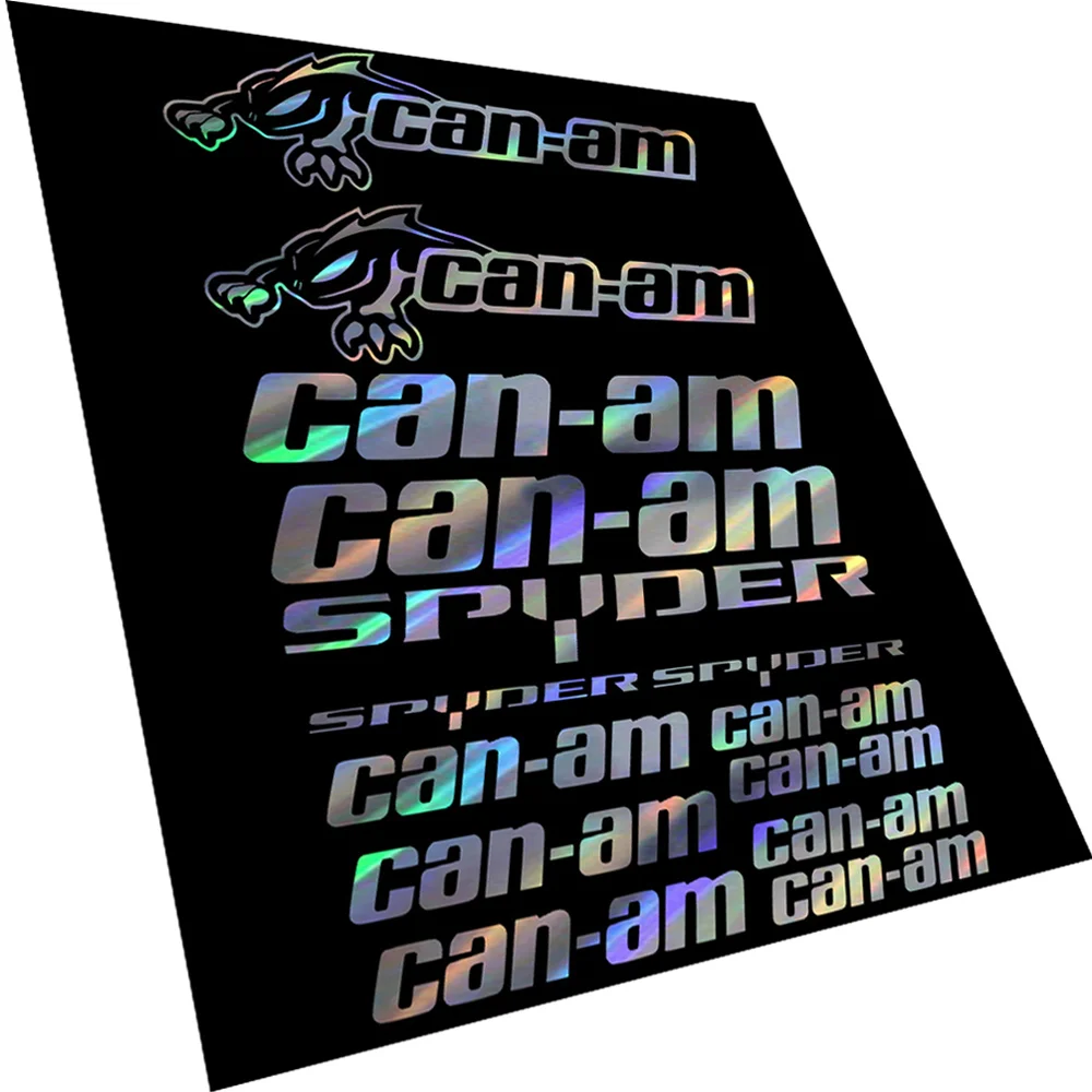 Kit Per Adesivi Per Decalcomanie Decorative Riflettenti In Vinile Can-Am Spyder Canam