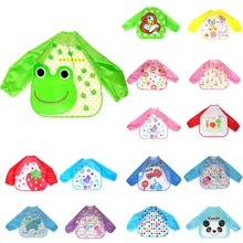 MUQGEW Слюнявчики для кормления младенцев водонепроницаемый Детский фартук с длинными рукавами для мальчиков и девочек детский нагрудник, CN8