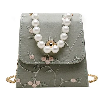 

Maison Fabre Fashion Bag Messenger Bag Women Flower Print Bead Casual Handbag Crossbody Tote Bag Messenger Shoulder Bag