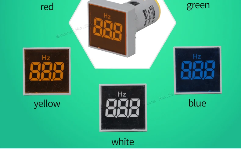 22 мм 20-75 Гц цифровой дисплей частотомер Герц Гц метр карданный светодиодный светильник lndicator монитор световой сигнал тестер Датчик