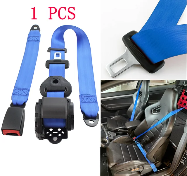 Ceinture de sécurité universelle pour siège de voiture, ceinture de sécurité  automatique, boucle d'extension réglable en environnement, ceinture de  sécurité pour camion, accessoires de voiture, rouge, 2points, 1PC -  AliExpress