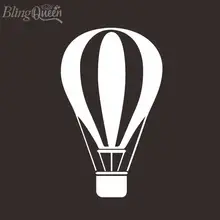 BlingQueen, 12 шт./лот, на заказ, металлическая фольга, железо на виниле, теплопередача, нашивки, воздушный шар, дизайн