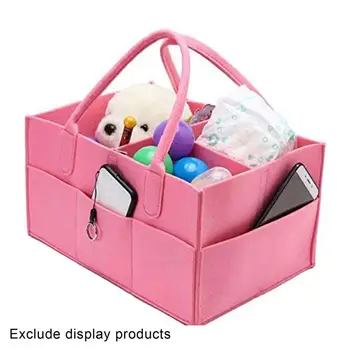 

Portable Foldable Felt Diaper Storage Bag Multifunction Kids Clothes Handbag For Baby Diaper Organizer Mom Nappy Bags Mummy Bag