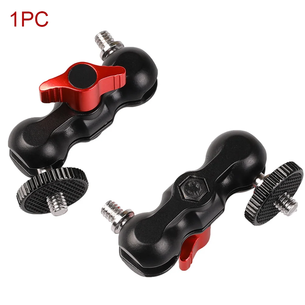 Крепление для обуви, Моноподы для фотоаппаратов, кронштейн, головка, адаптер для мониторов, многофункциональная двойная шаровая установка, стандартный адаптер для шаровой головки