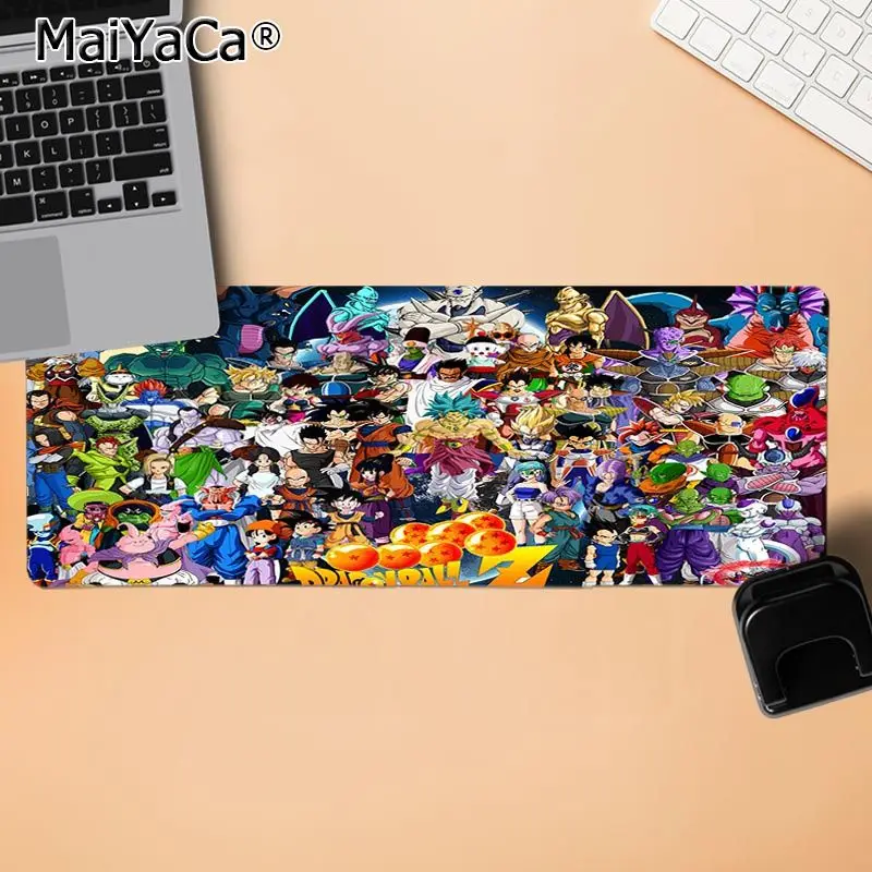 LockEdge 30X90cm MaiYaCa dragon ball Супер персонажи коврик для мыши геймерская игра коврики резиновые мыши Прочный Коврик для мыши на стол - Цвет: LockEdge 30X90cm