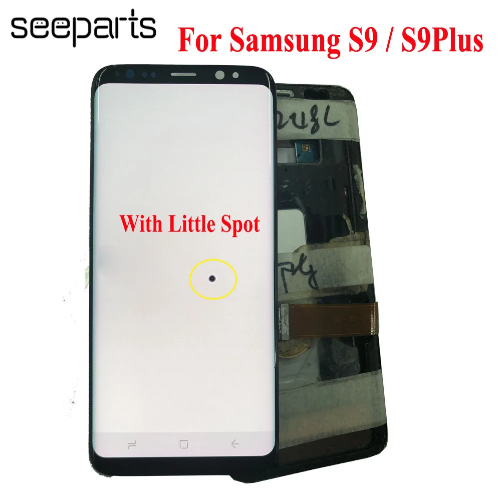 

For Samsung S9 Lcd Display Touch Screen Digitizer Assembly For Samsung S9 Plus G960F G960U G965F G965W lcd frame With Dead Pixel