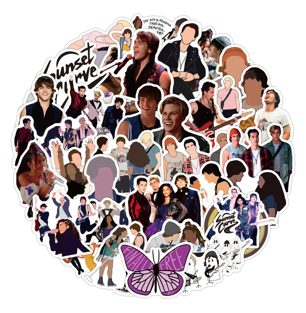 50 шт. стикер Джули и Фантомы драма музыкальные Мальчики звезда водонепроницаемые