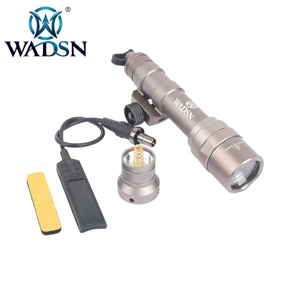DE WADSN тактический флэш-светильник M600U Скаут светильник светодиодный полная версия(470LM) WADSN логотип винтовка Скаут светильник страйкбол факелы оружие светильник s - Цвет: DE