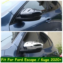 

Outside Door Rearview Mirror Decoration Protector Shell Cover Housing Trim Auto Accessories For Ford Escape / Kuga 2020 2021