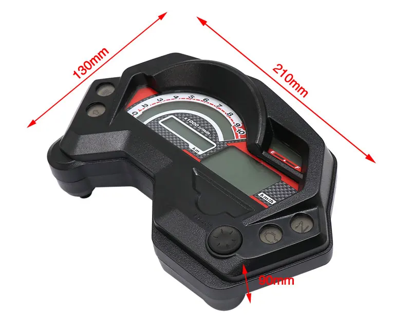 ZSDTRP мотоциклетный спидометр цифровой универсальный электрический индикатор ЖК-дисплей для Yamaha FZ16 FZ 16 цифровой ЖК-дисплей