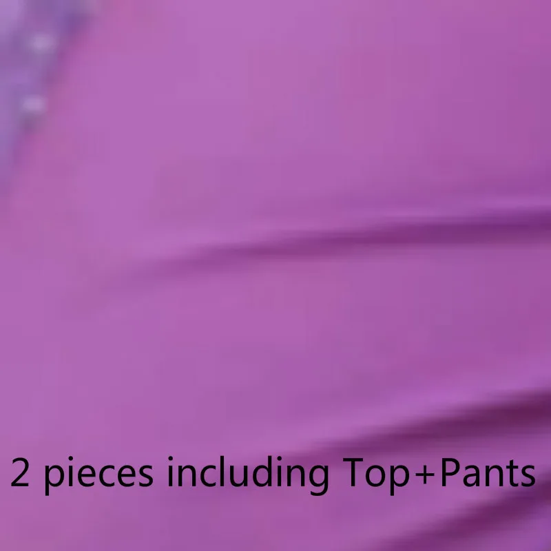 Purple 2pcs Детский набор костюма для танца живота Восточные Танцевальные костюмы для девочек Египетский Болливуд Индийский танец живота индийская Одежда для взрослых - Цвет: Purple 2pcs