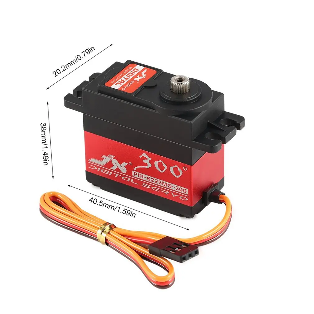 JX PDI-6225MG-300 металлическая передача цифровая сервопривод с 25 кг высоким крутящим моментом для RC автомобиля робота самолета Дрон DIY RC игрушки запчасти для хобби