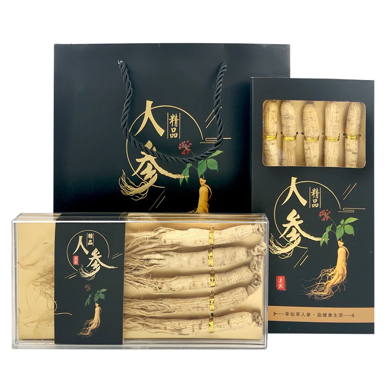 

China Changbai Mountain ginseng 6 years old white ginseng wild ginseng - enhance immunity Raw ginseng dried ginseng