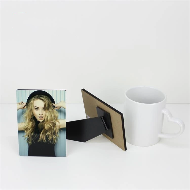 4pcs/lot Free shipping Sublimation Blanks MDF Photo Plate 89*127*5mm Tag DIY Gift Printing Sublimation Ink Transfer Print
