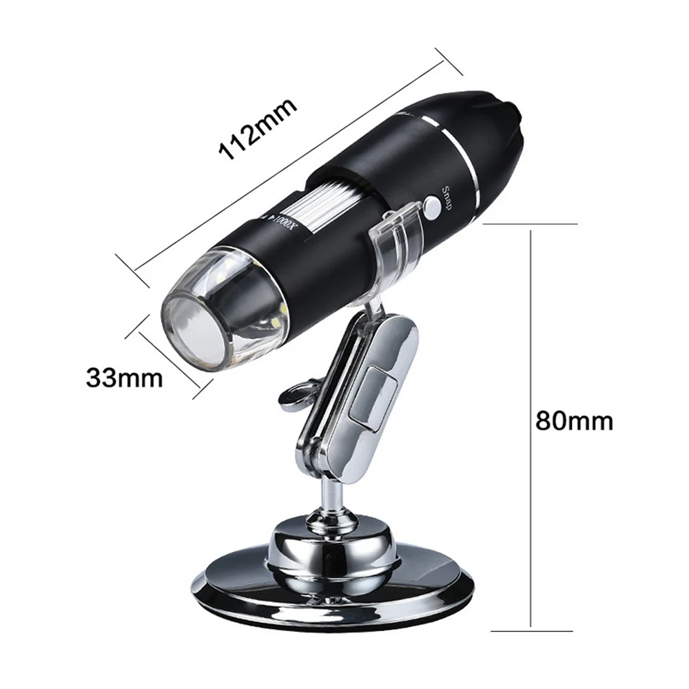 1600X Digital Microscope Camera 3in1 Type-C USB Portable Electronic Microscope For Soldering LED Magnifier For Cell Phone Repair