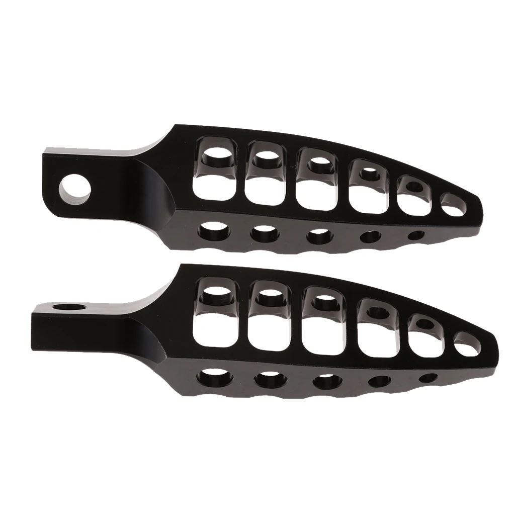 Черный полый конус мотоцикл ножной Peg педаль для Harley XL883 Dyna Breakout