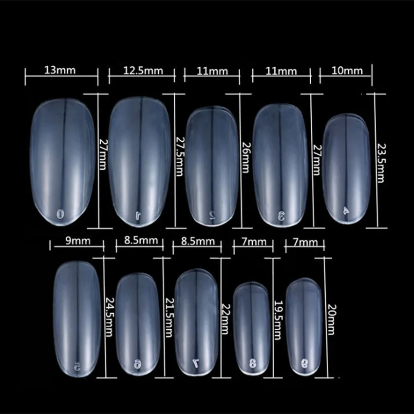 100 шт. прозрачные искусственные ногти для французского маникюра|fake nail tips|nail tipsnail