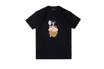 

2019 TRAVIS SCOTT REESE'S PUFFS Printed Women Men T shirts tees Hiphop Streetwear Cotton Casual T shirt Summer Style