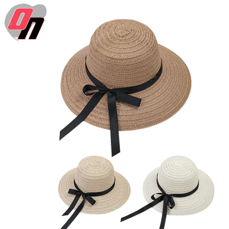 

Spring And Summer New Style Anti-Straw Hat Women's Summer Versatile Seaside Beach Hat Travel College Style UV-Protection Simple