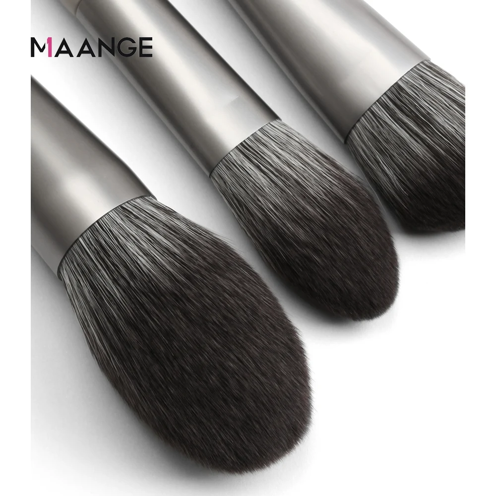 MAANGE Pro, 12 шт., набор кистей для макияжа, косметическая основа, пудра, румяна, тени для век, Кисть для макияжа, набор инструментов, Maquiagem