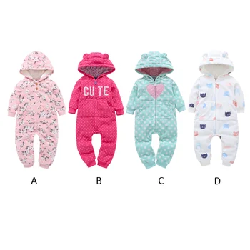 

Baby Clothes Boy Girl Long Sleeve Hooded Baby Romper Jumpsuit Spring Autumn Baby Rompers Outfits Clothes