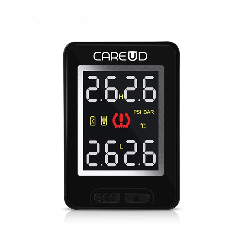 CAREUD-U912 TPMS ڵ Ÿ̾ з  ͸ ý, 4  ܺ   LCD ÷  