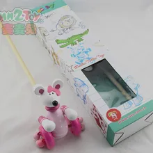 Детская деревянная однополюсная деревянная тележка, музыкальная детская игрушка, унисекс, автомобиль 10-30