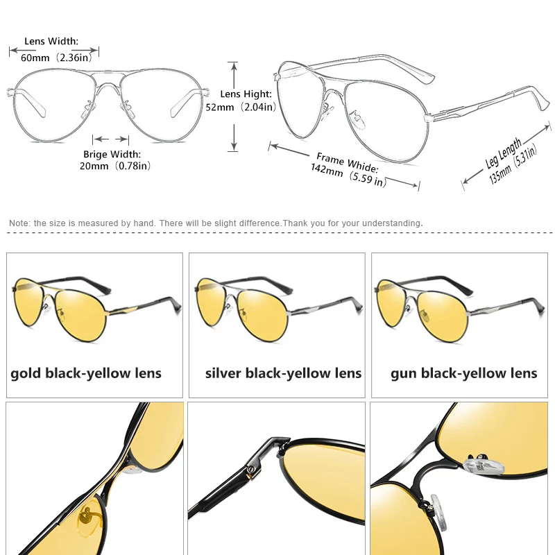 Intelligent Aviation Polarized Sunglasses