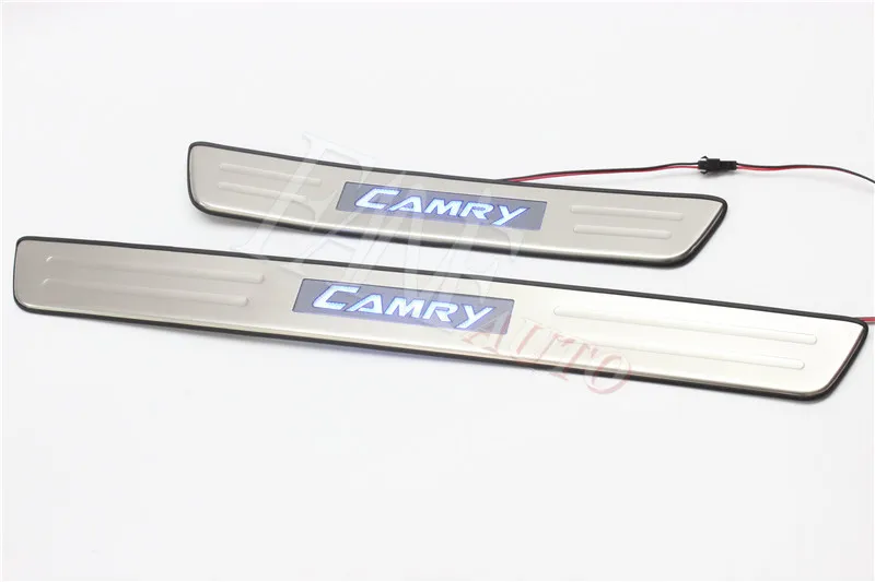 Нержавеющая сталь Led порога Накладка защита Накладка для Camry 2007 2012