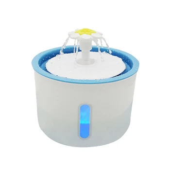 

Cat Water Purifier Dog Water Dispenser Creative Saft LED Light Plastic Pet Accessories Feeder Holder Super Silent