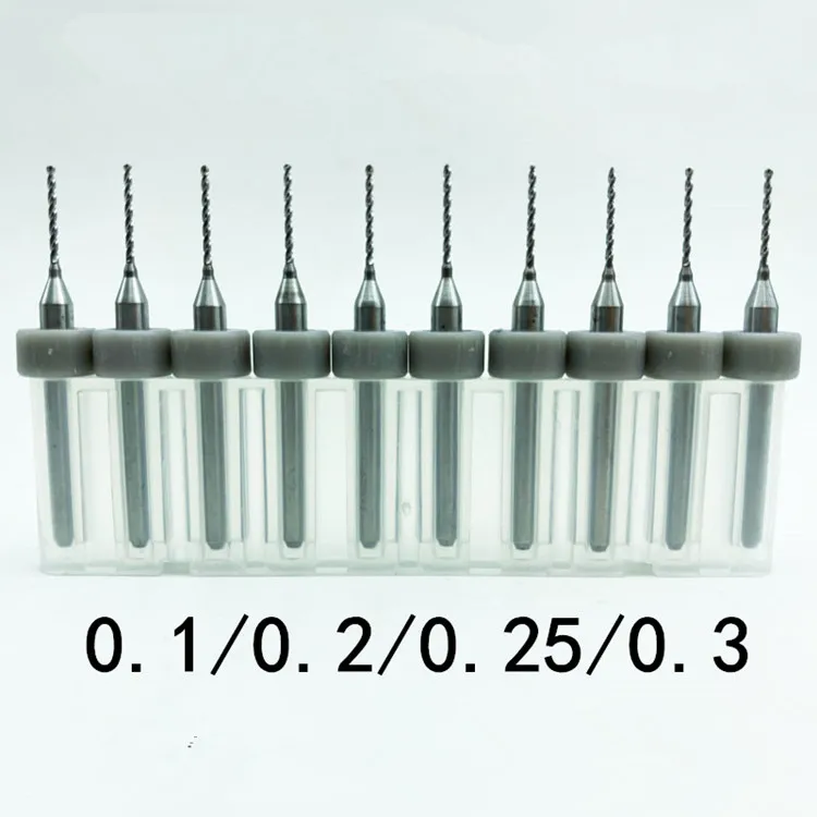 

PCB Tungsten Steel Drill Bit 0.25mm 0.2mm Micro Drill Mask Machine Special Alloy Drill 0.2 for Meltblown Fabric Mold