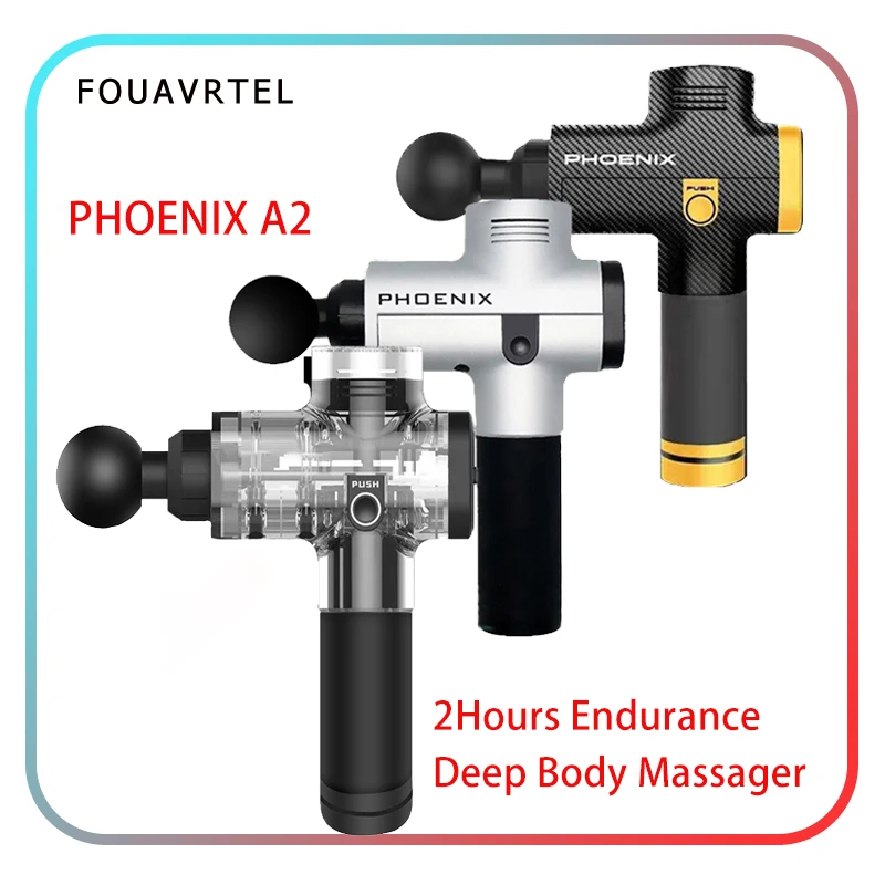 Phoenix A2 Elektrische Massage Gun Tiefe Muscle Massage Entspannung Maschine Professionelle Körper Entspannen Gerät Therapie Körper Massager Phoenix A2 Elektrische Massage Gun Tiefe Muscle Massage Entspannung Maschine Professionelle Körper Entspannen Gerät Therapie Körper Massager