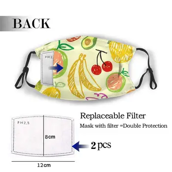 

protective mask with filter Seamless anti dust PM2.5 reuse adult teen child girl