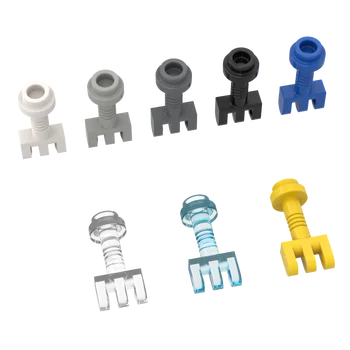 

Buildmoc Bricks 2433 0.8 x 1 x 2.2 Hinge rod with 3 end studs For Building Blocks Parts DIY Construction Christmas Gift Toys