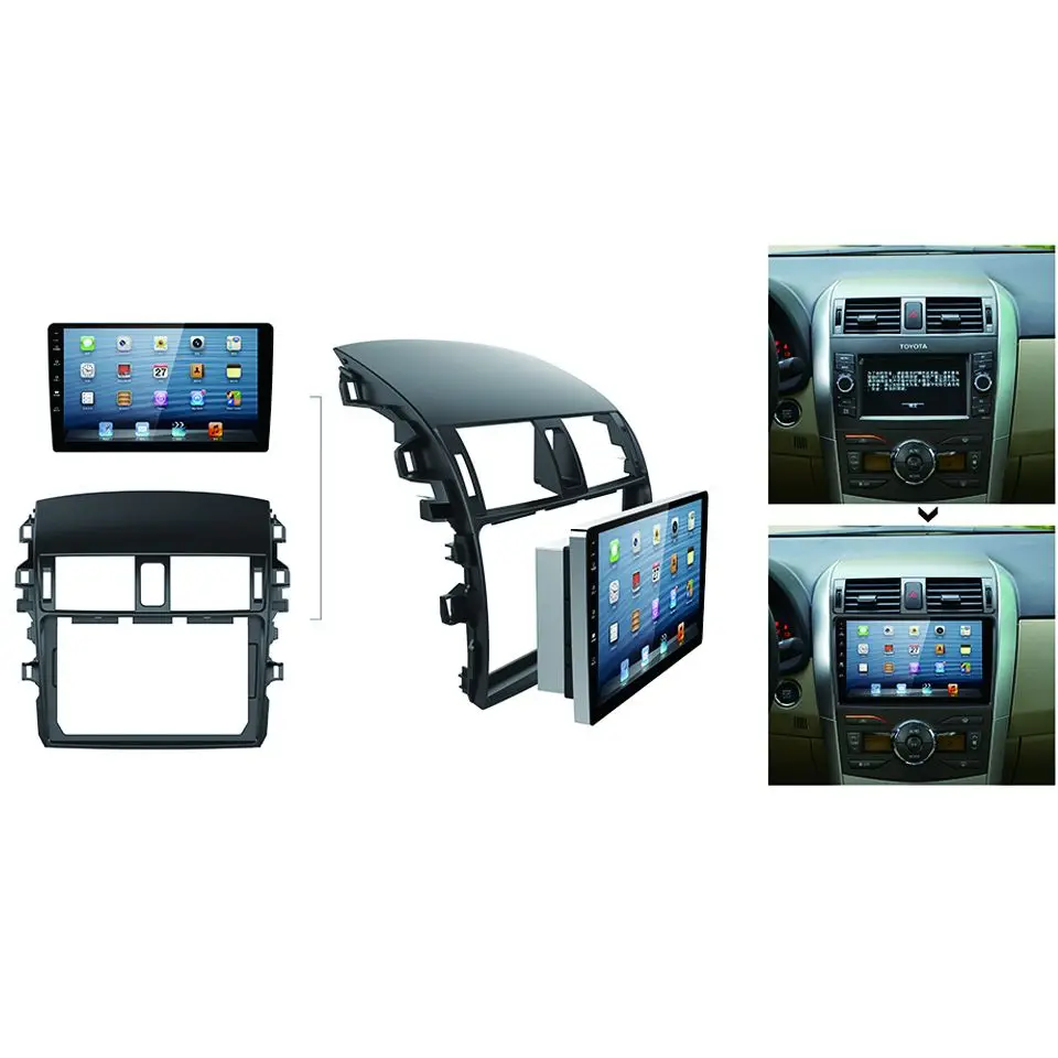 Excellent Car Multimedia Player GPS For Toyota Corolla Car Radio Navigation Android 5.1 4 Core 32G 2G DSP Auto Radio 2 Din FM parktronic 2