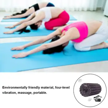 

Electric Yoga Column Vibration Foam Shaft Charging Roller Muscle Relaxation Vibration Massager