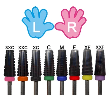 

Proberra Two-Way 5 IN 1 Carbide Dark multi-function Tungsten barrel nail Carbide shank drill bits Remove Gel Acylics Tool