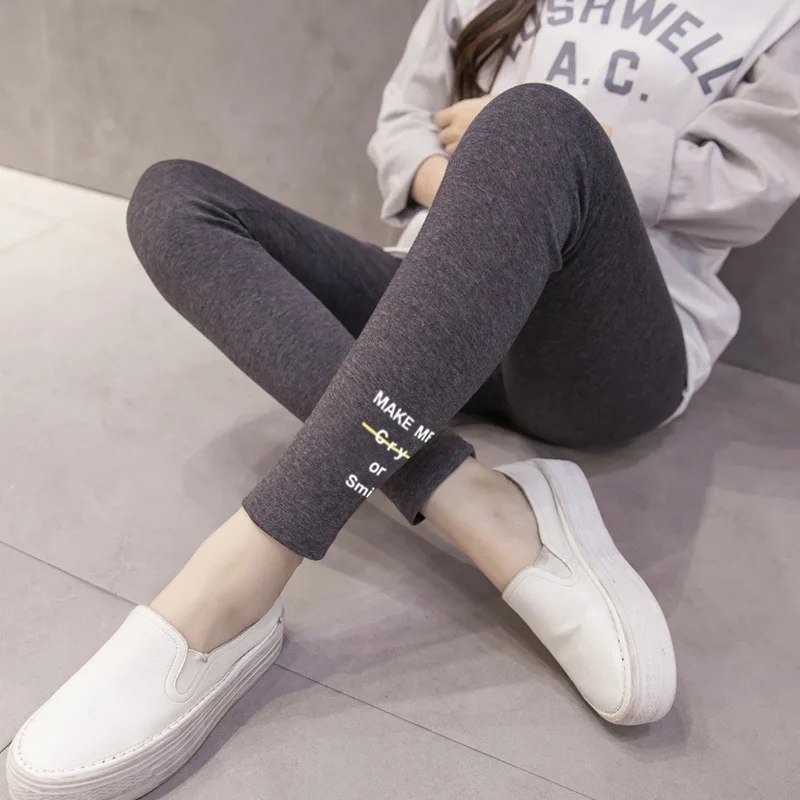 

Maternity Clothes 2018 Spring And Autumn Korean-style Fashion Printed Base Elasticity Slim Fit Slimming Skinny Pregnant Women Ma