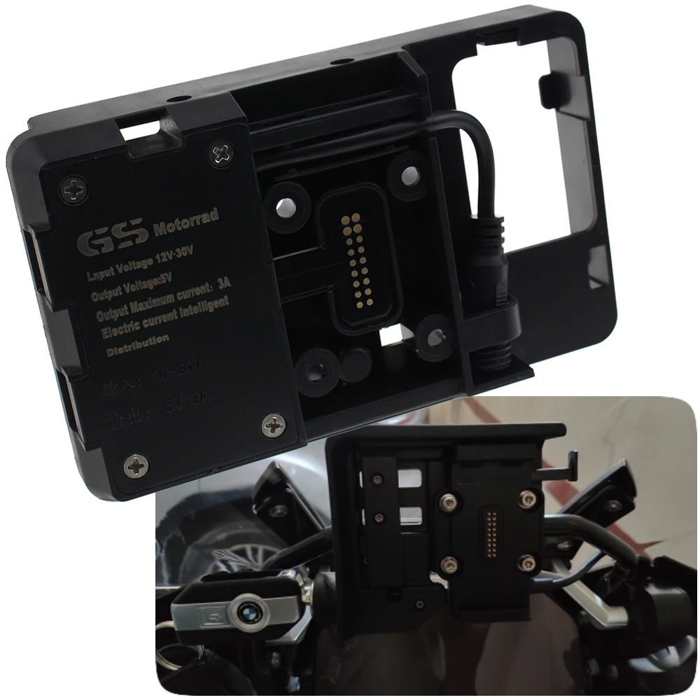 

Mobile Phone USB Navigation Bracket Motorcycle USB Charging Mount for R1200GS F800GS ADV F700GS R1250GS CRF 1000L F850GS F750GS