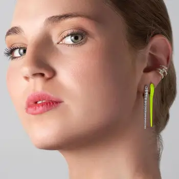

Fluorescent enamel Neon colorful fashion earring 2020 new arrived trendy women small huggie hoops